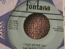 THE PRETTY THINGS I Can Never Say 45 RECORD RARE GARAGE ROCK