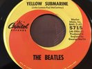 THE BEATLES Yellow Submarine 45 RARE yellow perimeter print Capitol 5715 VG cond