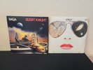 SAGA - Silent Knight (Vinyl LP) 2021 EMU + Worlds Apart 1982 Vinyl Record
