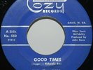 Jay-Bees 45 Good Times Tossin & Turnin WVA Garage Rock COZY Rolling Stones Cover