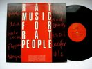 Rat Music For Rat People Various Punk Black Flag Dead Ke -NM Vinyl LP ULTRASONIC