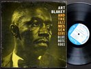 ART BLAKEY Moanin' LP BLUE NOTE 4003 US 1962 EAR DG MONO NY 47 W.63rd Lee Morgan
