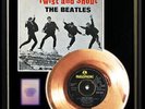 THE BEATLES TWIST AND SHOUT 45 RPM EP GOLD METALIZED RECORD RARE NON RIAA AWARD