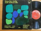 SUA ST 50634 Duos For Violin & Cello Josef Suk Andre Navarra Supraphon Stereo LP