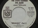 Northern Soul STEVE KARMEN BIG BAND w/JIMMY RADCLIFFE Breakaway UA Promo 45 HEAR