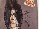 Alice Cooper Trash LP autographed rock and roll vinyl signed 1989 Epic