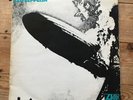LED ZEPPELIN (1, I, One) TURQUOISE LETTERING PLUM ATLANTIC RECORDS VINYL LP A1B1