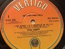 Black sabbath - Heaven And Hell / UK 1st RARE DEEP GROOVE PRESS