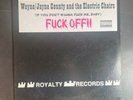 WAYNE / JAYNE COUNTY AND THE ELECTRIC CHAIRS F**K OFF  pink wax vinyl