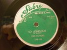 FIVE ECHOES  - R&B 78rpm SABRE #105 - SO LONESOME / BROKE