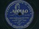 78tk-R&B-APOLLO 363-Wynonie Harris-(She's gone with the wind/Here comes blues)