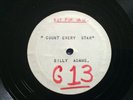 BILLY ADAMS - COUNT EVERY STAR rare UK 1959 DEMO ACETATE / ROCK ’N’ ROLL DOO WOP