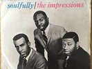 Rare 45 rpm Vinyl EP The Impressions 1965 Soulfully