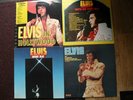  4 RARE  Elvis albums- Moody blue(blue vinyl)-In Hollywood,'Elvis'&hits of 70s