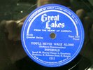 IMPERIALS - R&B 78rpm GREAT LAKES #1212 - NEVER WALK ALONE / TELL IT RIGHT - E-