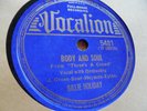 Billie Holiday Body And Soul What Is This Going To Get Us  Voc 5481 Blues1940 E