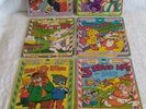 6 PETER PAN CHILDREN'S RECORDS SONGS STORIES PURPLE PEOPLE EATER & Misc. 45 RPM 