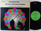 ANTHONY EVANS & A.G.E. FOR CHRIST ENSEMBLE Singing For That Day LP gospel boogie