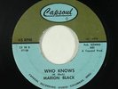 Northern Soul 45 - Marion Black - Who Knows - Capsoul - mp3
