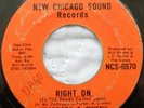 New Chicago Sound Records Barbara & Gwen Right On / Take Me As I Am 45,1970,RARE