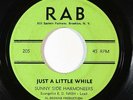 Gospel 45 SUNNY SIDE HARMONEERS Just A Little While/The Way Of The Cross on RAB