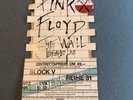 PINK FLOYD 1981 Original THE WALL Tour Ticket, Dortmund GERMANY *SUPER RARE*