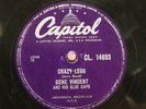 Gene Vincent 78 RPM / Crazy Legs & Important Words (46-1216)