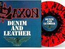 Saxon Denim And Leather Vinile Lp Colorato (Red & Black Splatter) Nuovo