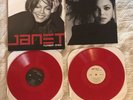 JANET JACKSON NUMBER ONES RECORD 2 LP RED TRANSLUCENT VINYL NASTY ESCAPADE
