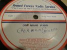 ARMED FORCES RADIO SERVICE TRANSCRIPTION LP DISC 1940'S ONS CARMEN CAVERLLO
