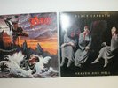 DIO HOLY DIVER 123836 /BLACK SABBATH HEAVEN AND HELL BSK3372  VINYL LP RECORDS