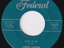 EDDIE BO JAMES K-NINE Live It Up M- deep funk 45 deep soul Counting Tear Drops