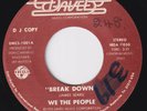 WE THE PEOPLE Break Down INTENSE  BRUTAL deep funk 45 open drum breaks LISTEN