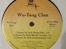 Wu tang protect ya neck 1st vinyl single 1992 Wu Tang Productions