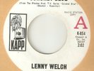 LENNY WELCH Coronet Blue Im Over You KAPP PROMO  NORTHERN SOUL USA 45
