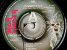 IRON MAIDEN -Running Free-  1 Sided DJ Promo 7” (Vinyl Record)