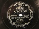 COUNTRY CARTER FAMILY Keep On The Sunny Side VICTOR 21434 E