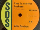 ALFIE DAVISON - Love Is Serious Business + GREG PERRY 70's NORTHERN SOUL - RE 45