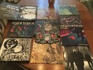 Sheer Terror 5 LP Bull Dog Box  color set  & Standing up for falling down