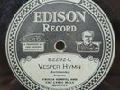 Vesper Hymn Home Sweet Home Edison Diamond Disc Freida Hempel 82292 A8