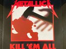 METALLICA Kill 'em All 12” LP MEGAFORCE MRI 069 Silver Label 1st Press. NM/EX/EX