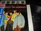 THE ANIMALS : ALL ABOUT ORIGINAL RED VINYL LP ODEON OP 8394 JAPAN +OBI+INSERT