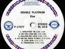KISS - Double Platinum LP USA Armed Forces AFRTS RL 20-8