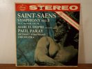 SAINT-SAENS SYMPHONY NO.3 C MINOR OP.78 MARCEL DUPRE PAUL PARAY LP VINYL ALBUM