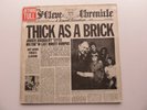 JETHRO TULL 1972  UK ORIG LP THICK AS BRICK  NEWSPAPER SLEEVE
