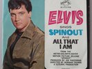 ELVIS PRESLEY SPINOUT / ALL THAT I AM ORIGINAL 45 with NEAR MINT PICTURE SLEEVE