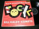 ROCK AROUND THE CLOCK LP Decca BILL HALEY & His Comets Original 1955 LP Black Lb