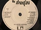 STRANGLERS - NO MORE HEROES - BLACK LABELS SOLID CENTRE PUNK NEW WAVE RARE UK