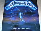Metallica Ride The Lightning Vinyl LP, Megaforce Records 1984, MRI 769 Near Mint