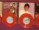 MICHAEL JACKSON 9 SINGLES PACK 7” Red Vinyl + ps in clear wallet 1983 UK MJ 1-2